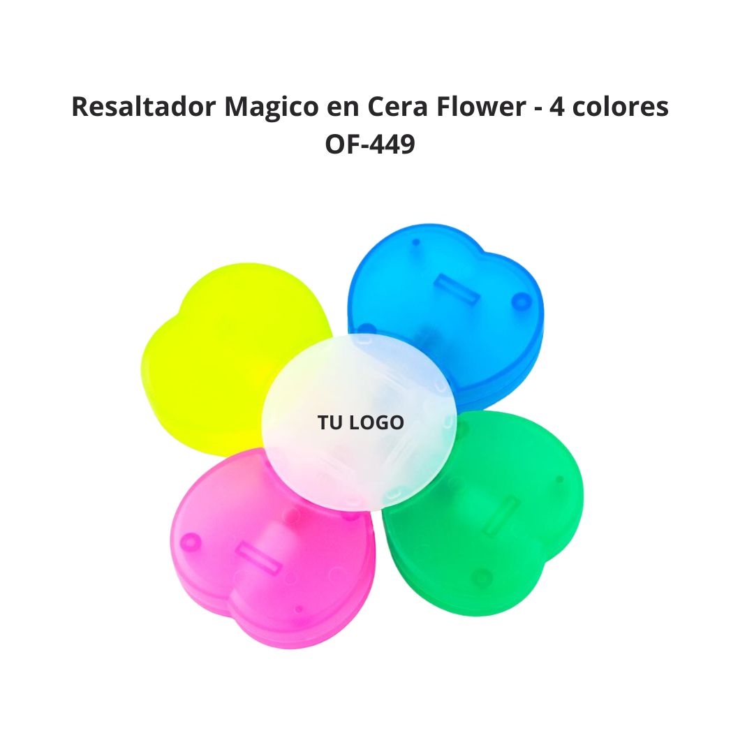 Resaltador Magico en Cera Flower