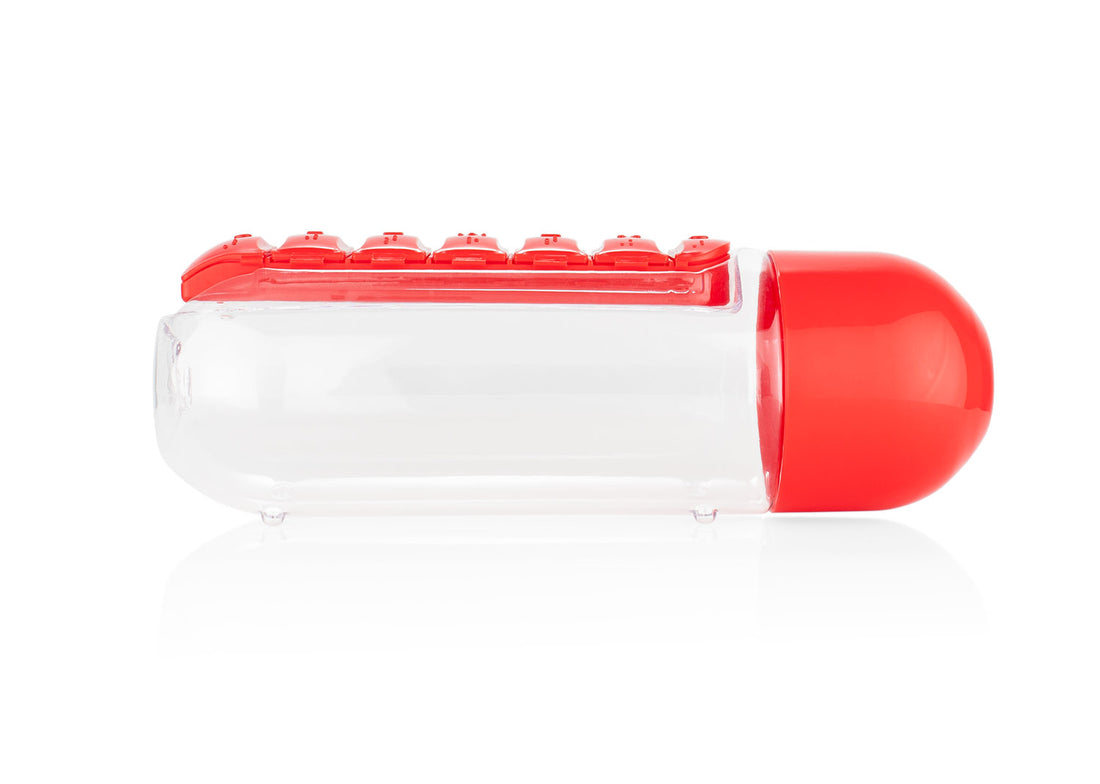 BE0416 Botella con Pastillero Albus 750 ml / 25 Oz (MP) (NUEVO)