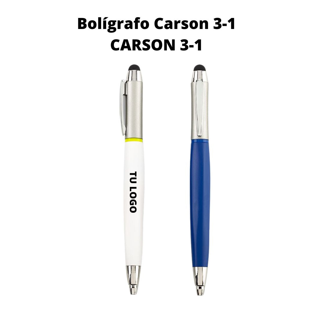 Boligrafo Carson 3-1