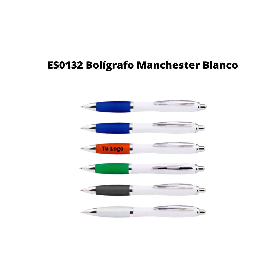 Boligrafo Manchester Blanco