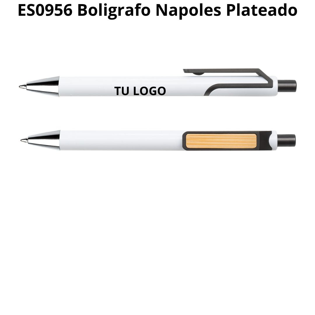 Boligrafo Napoles Plateado