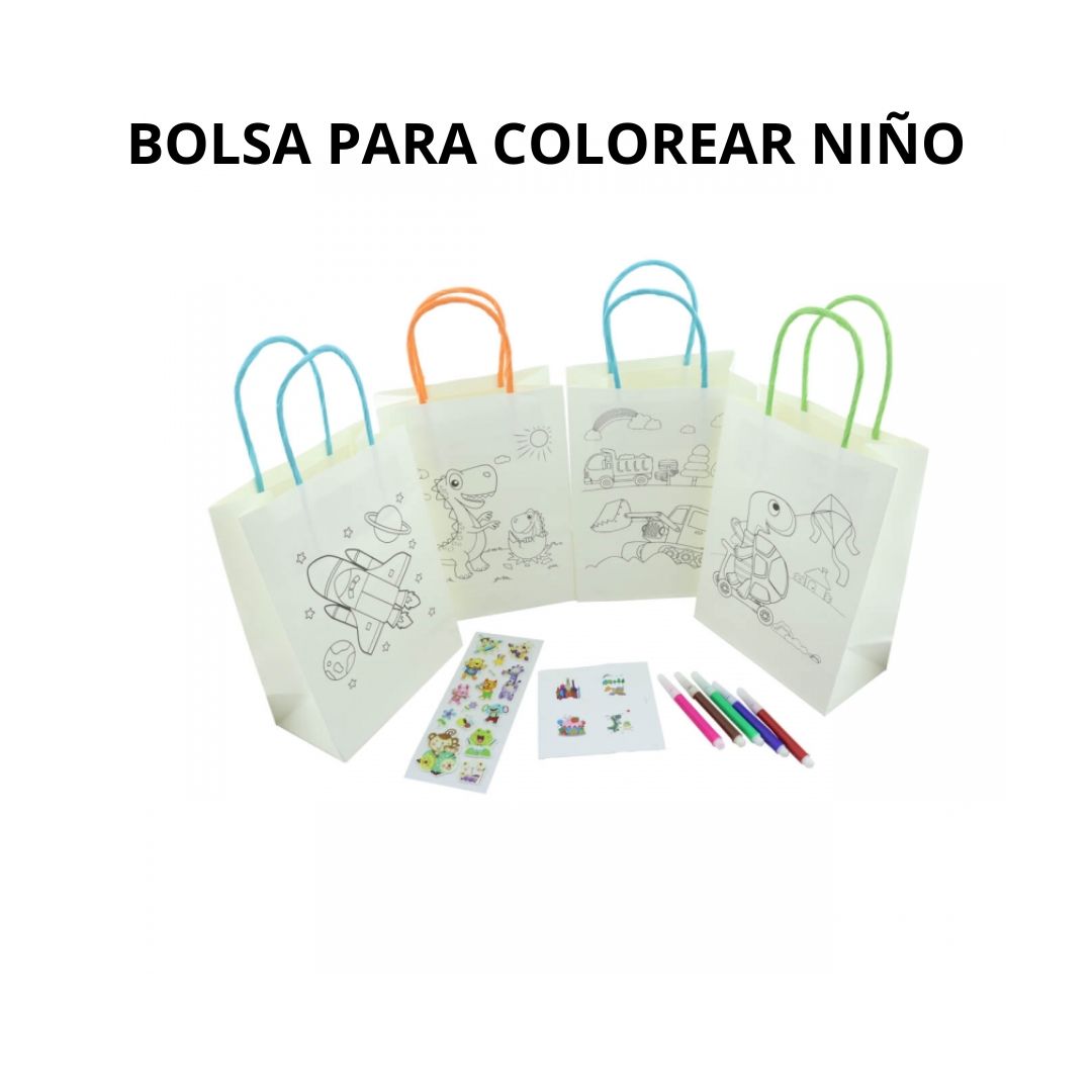 Bolsa para Colorear Niño