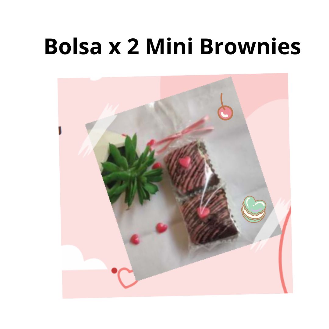 Bolsa x 2 Mini Brownies