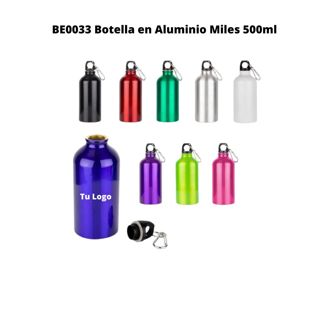 Botella en Aluminio Miles 500ml