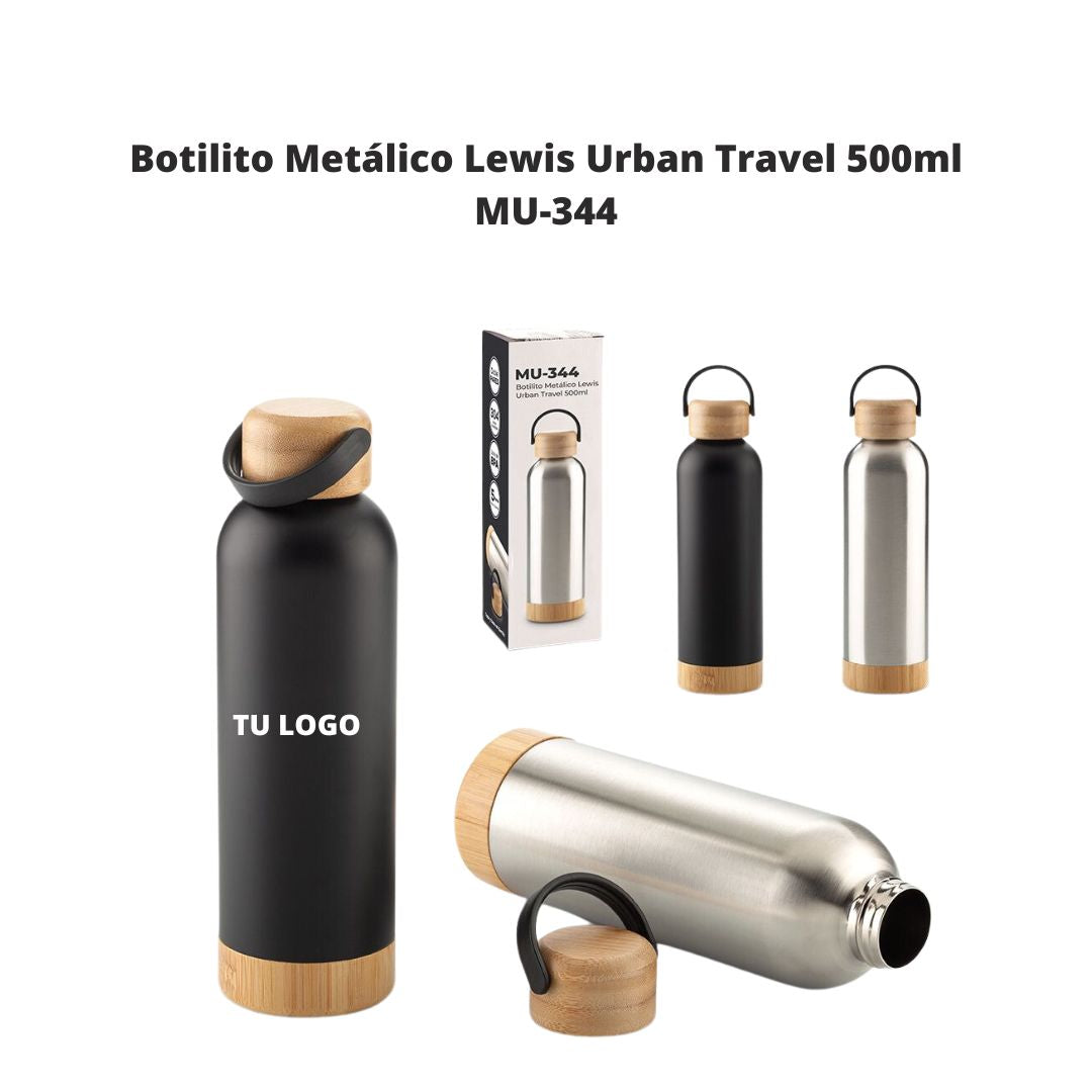 Botilito Metalico Lewis Urban Travel