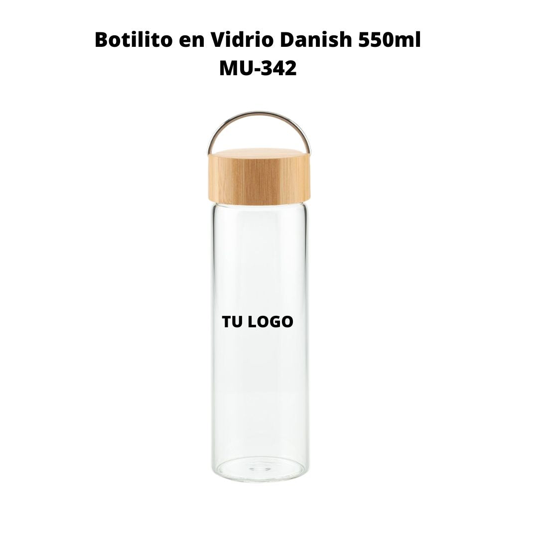 Botilito en Vidrio Danish