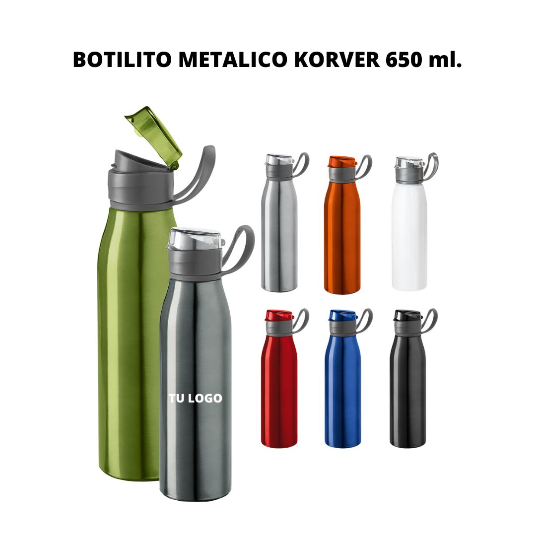 Botilito metalico Korver