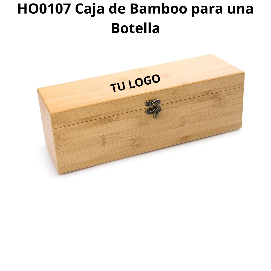 Caja de Bamboo para una Botella