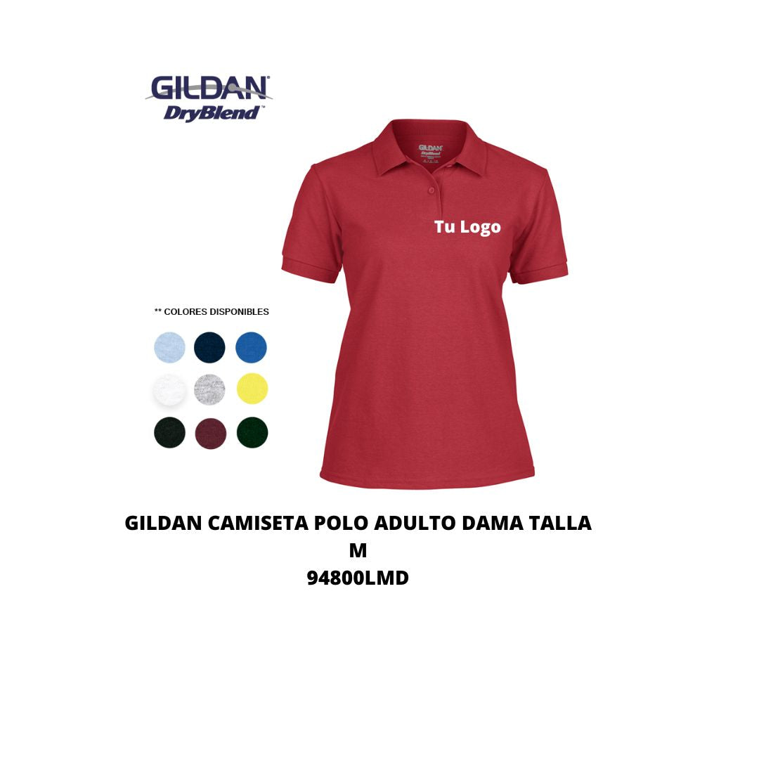 Camiseta Polo Adulto Dama Talla M