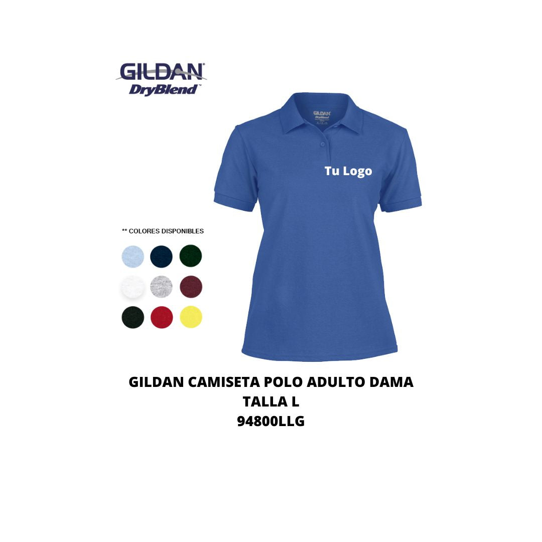 Camiseta Polo Adulto Dama talla L