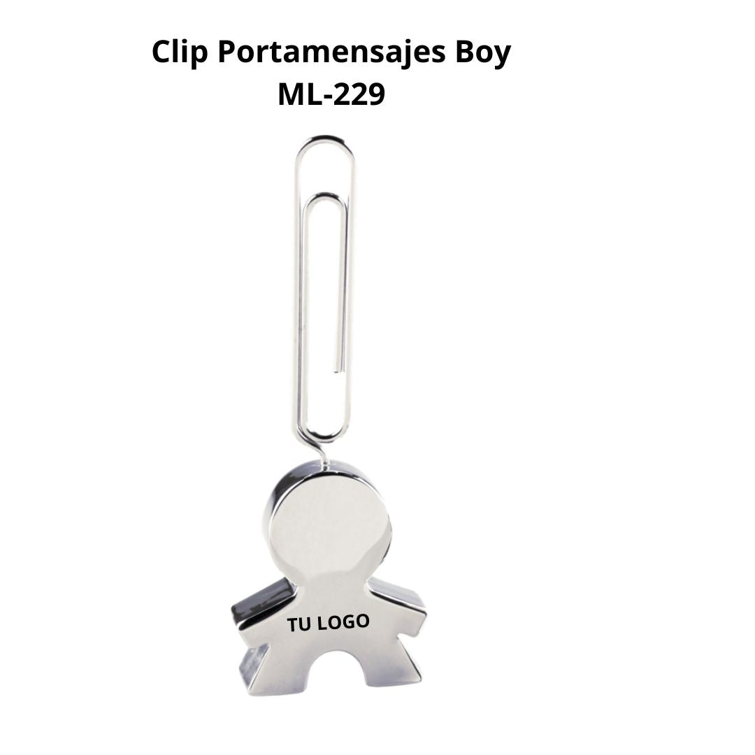 Clip Portamensajes Boy