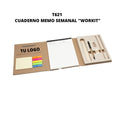 Cuaderno Memo Semanal Workit