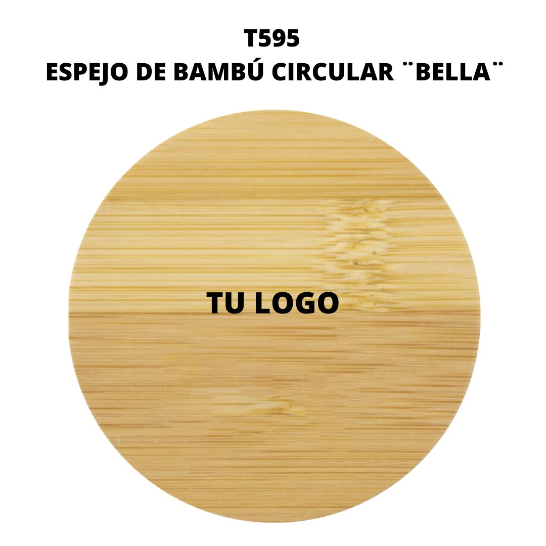 Espejo de Bambu Circular