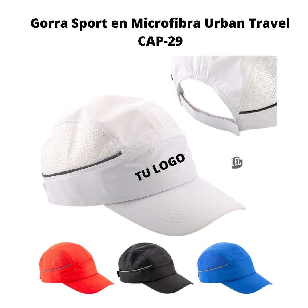 Gorra Sport en Microfibra Urban Travel