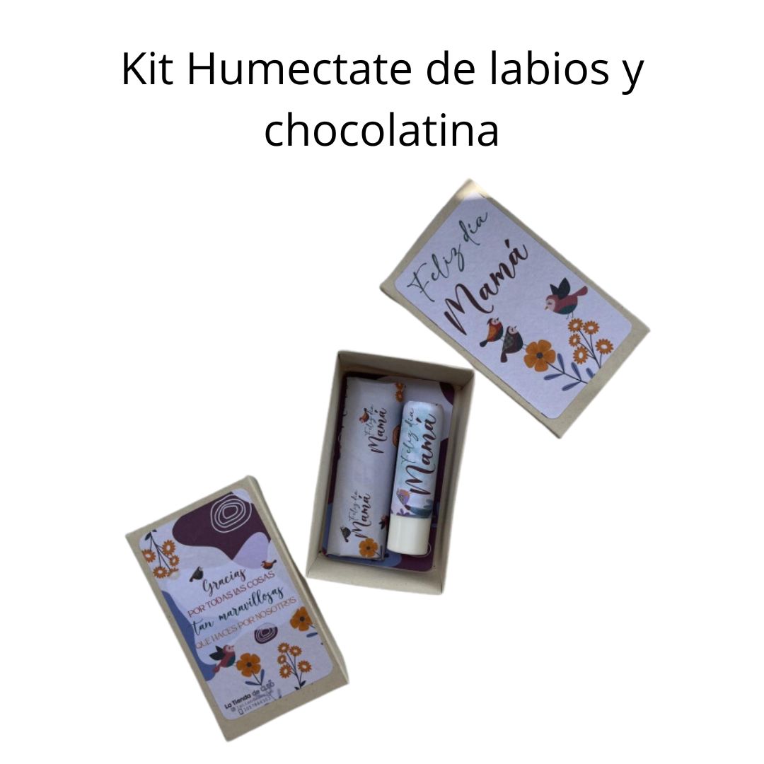 Kit Humectante de Labios y Chocolatina