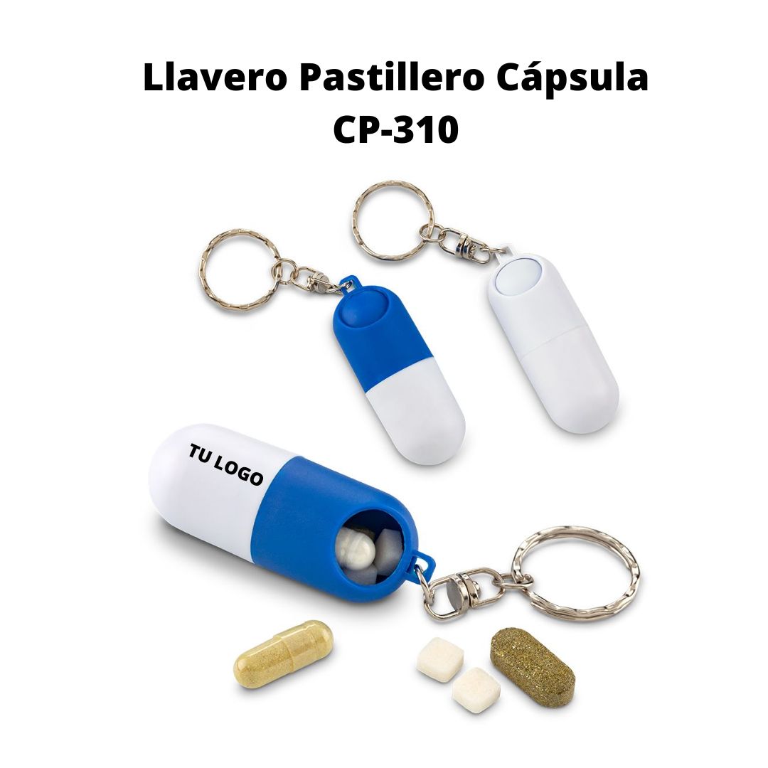 LLavero Pastillero Capsula