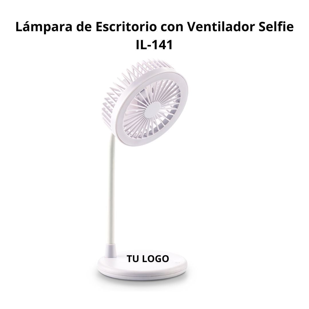 Lampara de Escritorio con Ventilador Selfie