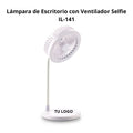 Lampara de Escritorio con Ventilador Selfie