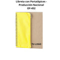 Libreta con Portalapices