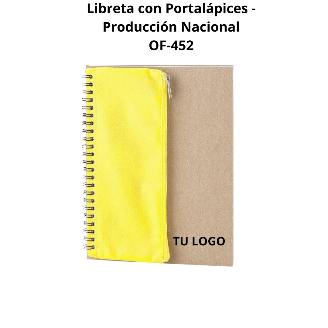 Libreta con Portalapices