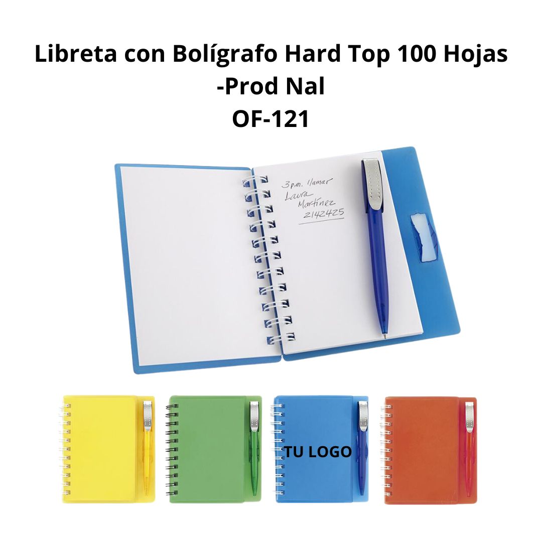 Libreta con boligrafo Hard