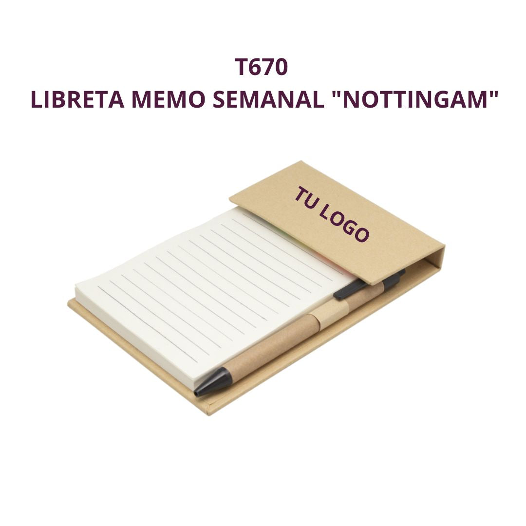 Libreta memo Semanal