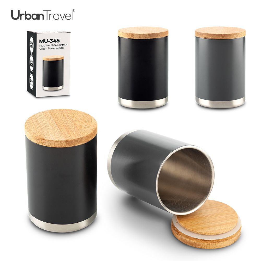 Mug Metalico Magnus Urban Travel