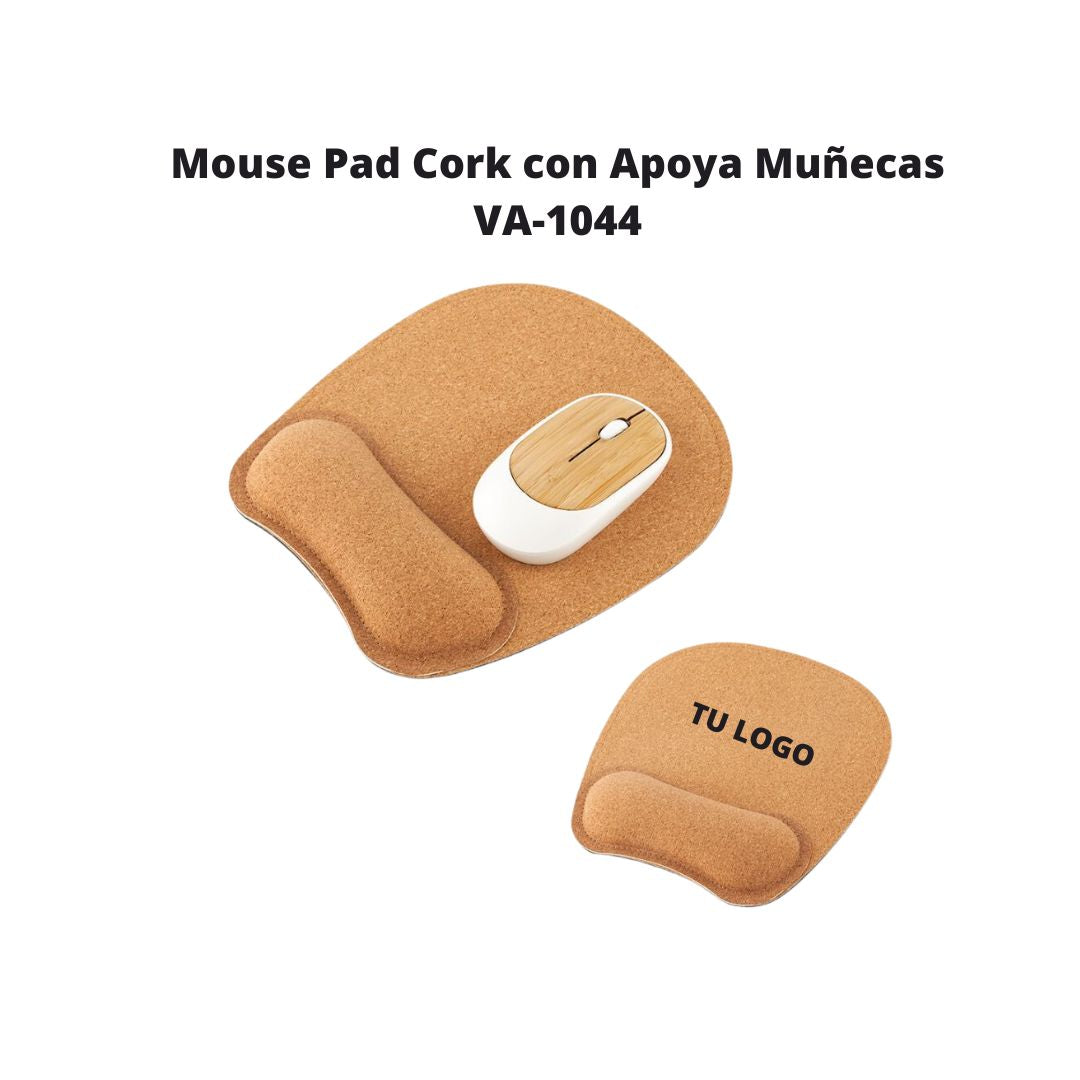 Mouse pad Cork con Apoya Muñecas