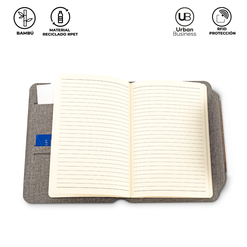 Libreta Multifuncional RPET Bamboo Urban Business OF-642 (CP) (NUEVO)