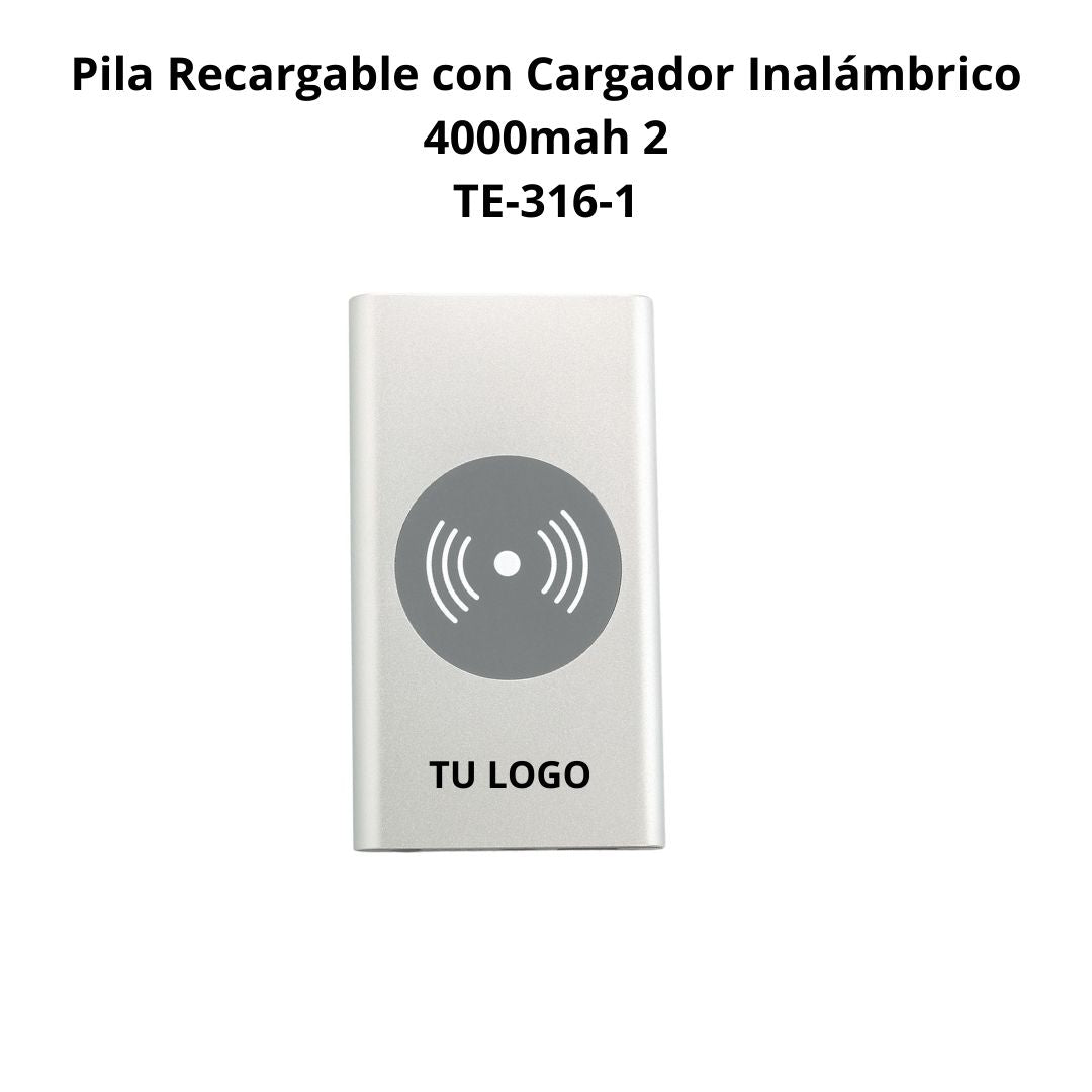 Pila Recargable con Cargador Inalambrico