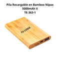 Pila Recargable en Bamboo Nipax