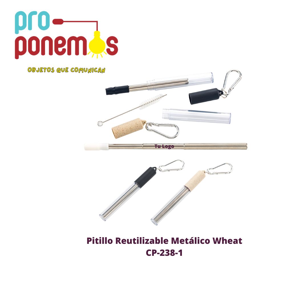 Pitillo Reutilizable Wheat