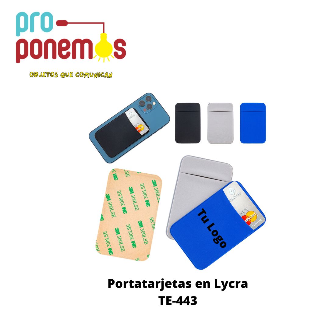 Portatarjetas Lycra