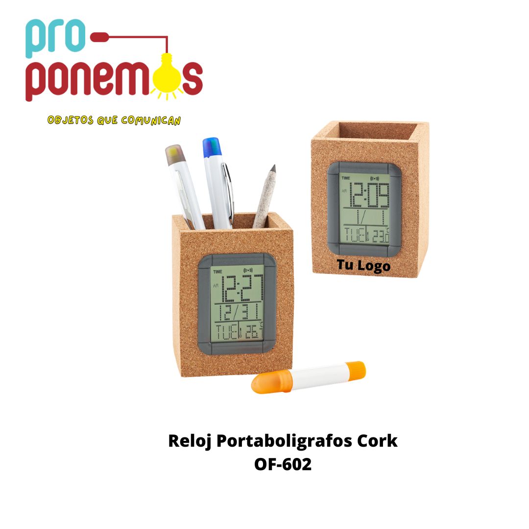 Reloj Portaboligrafos