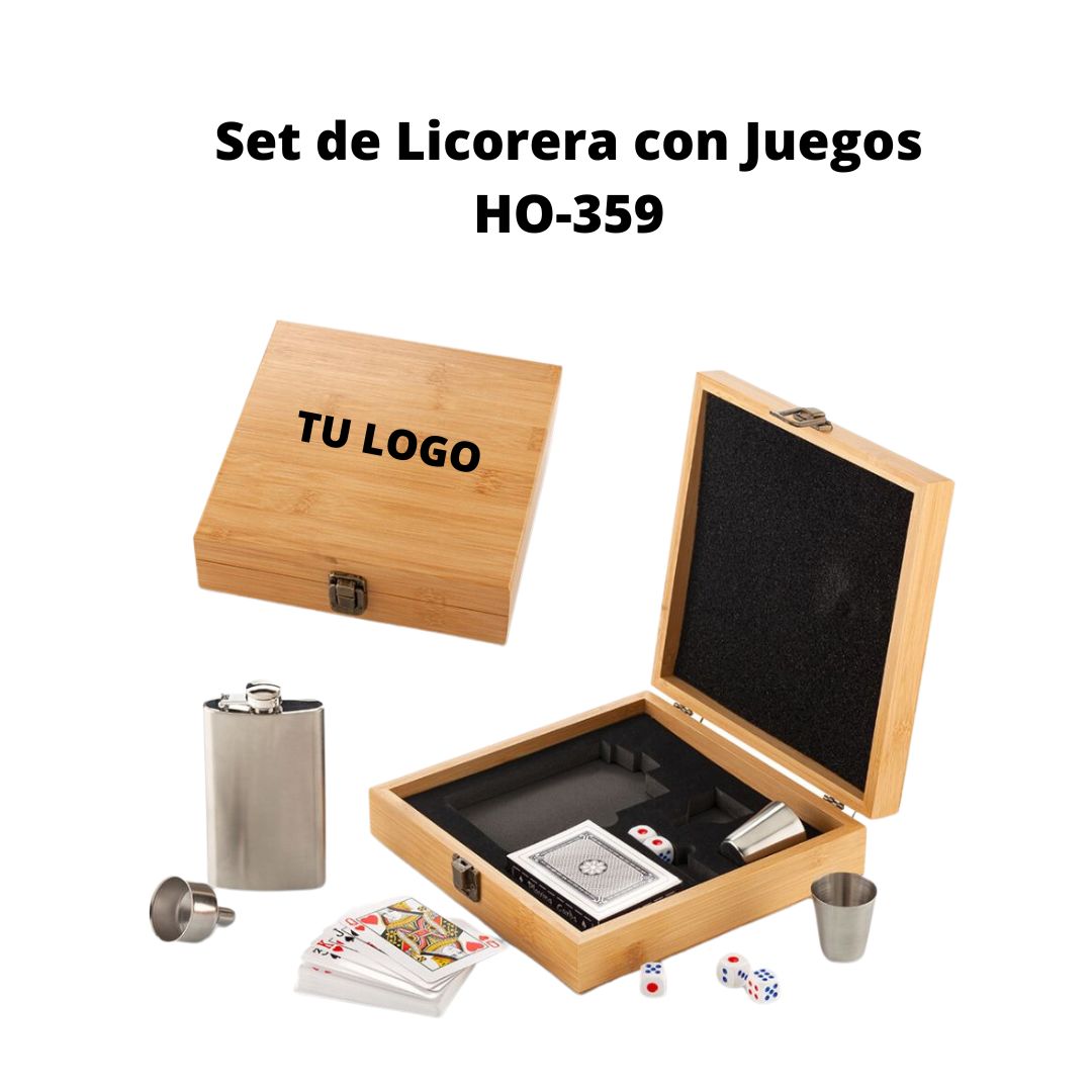 Set Licorera con Juegos