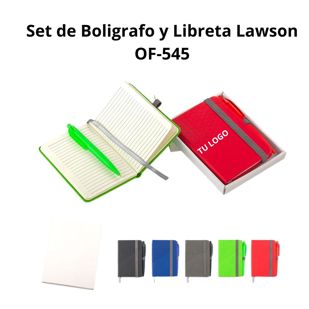 Set de Boligrafo y Libreta Lawson