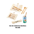 Set de Cubiertos Bamboo