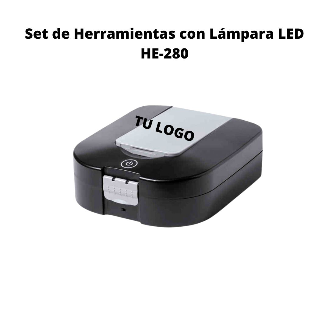 Set de Herramientas con lampara Led