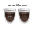 Set de Vasos de Vidrio Double