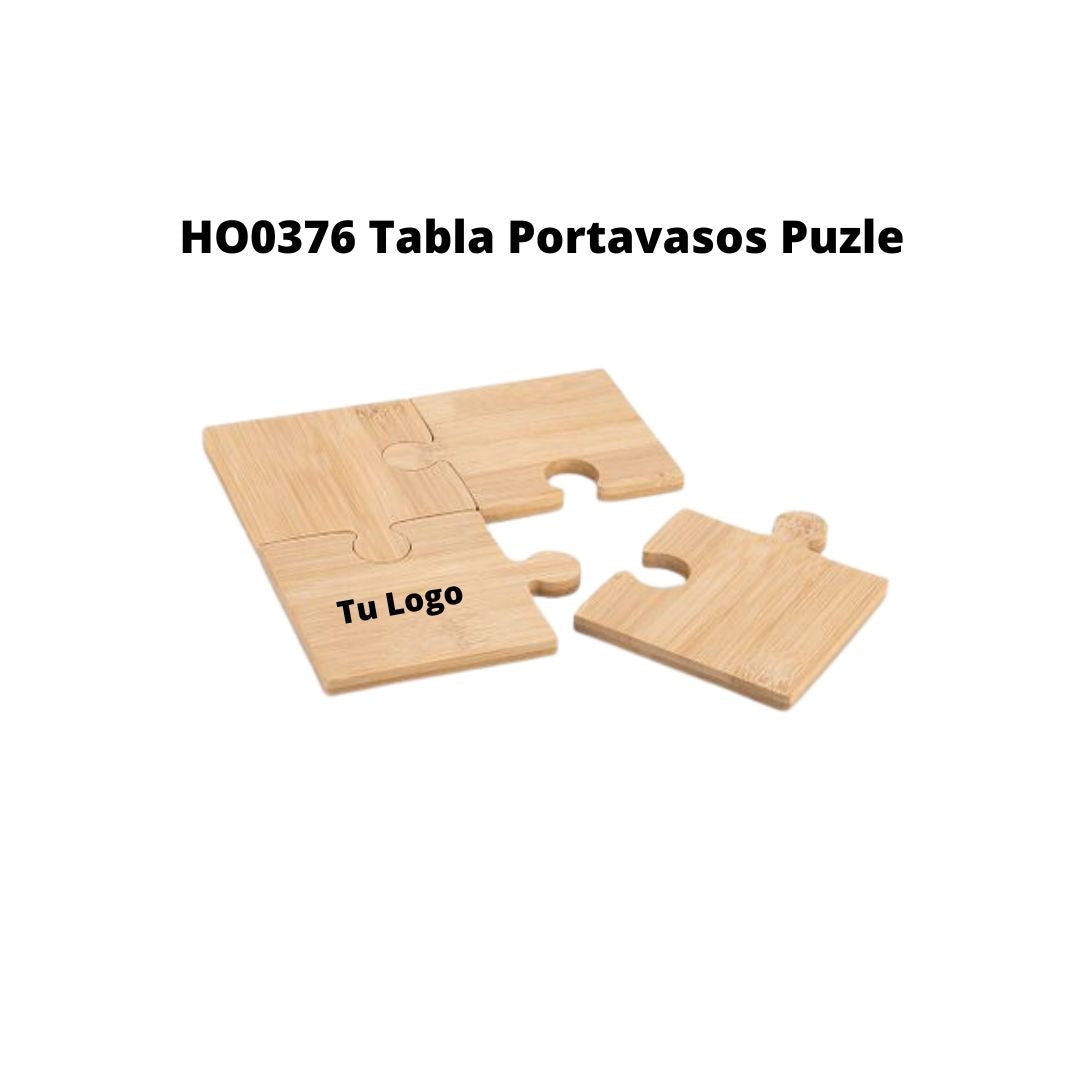 Tabla Portavasos Puzle