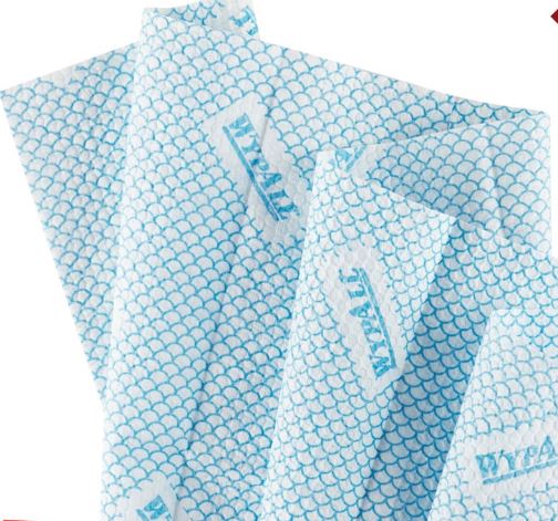 Paño Wypall X80 Interf Azul X30 30243107